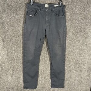 Flint And Tinder Pants Mens 33x32 Gray Slim Chino 5 Pocket‎ Stretch Casual